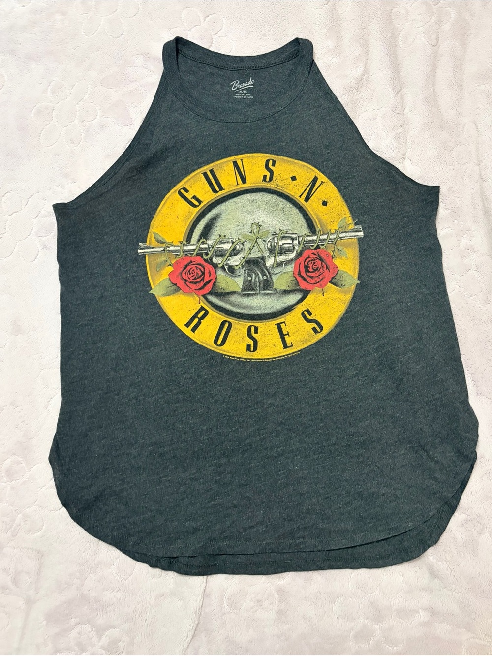 Charcoal Guns N' Roses Logo Tank